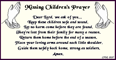 Lets Pray for the children